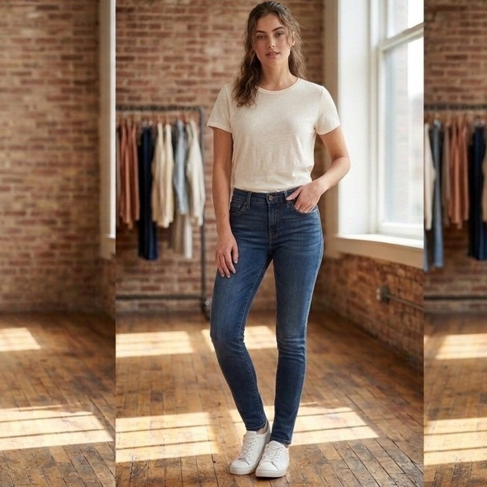 Lucky Brand‎ Stella Skinny Jeans Womens 29 Blue Medium Wash Denim Pants